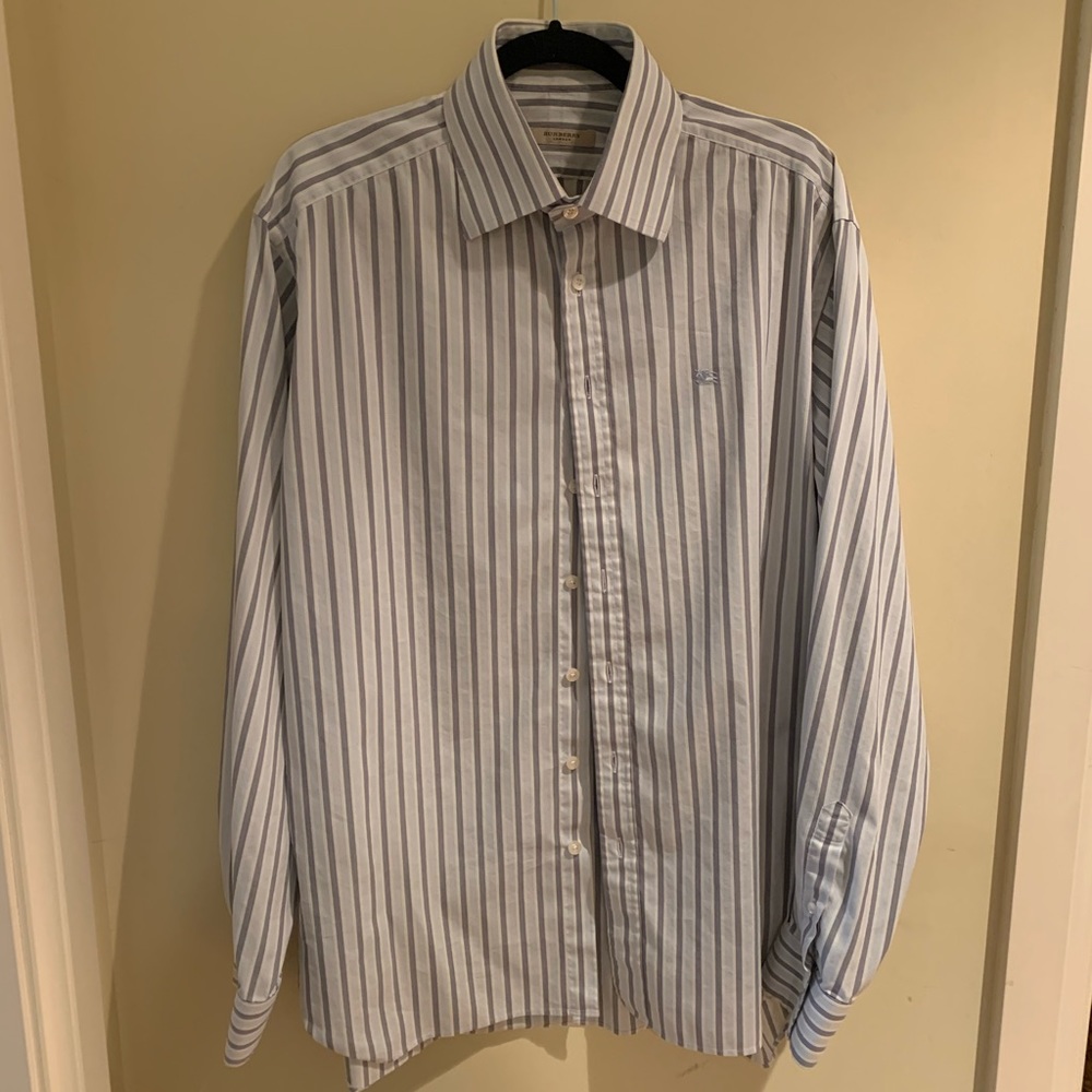 Burberry London Striped Men’s Dress Shirt 16-41